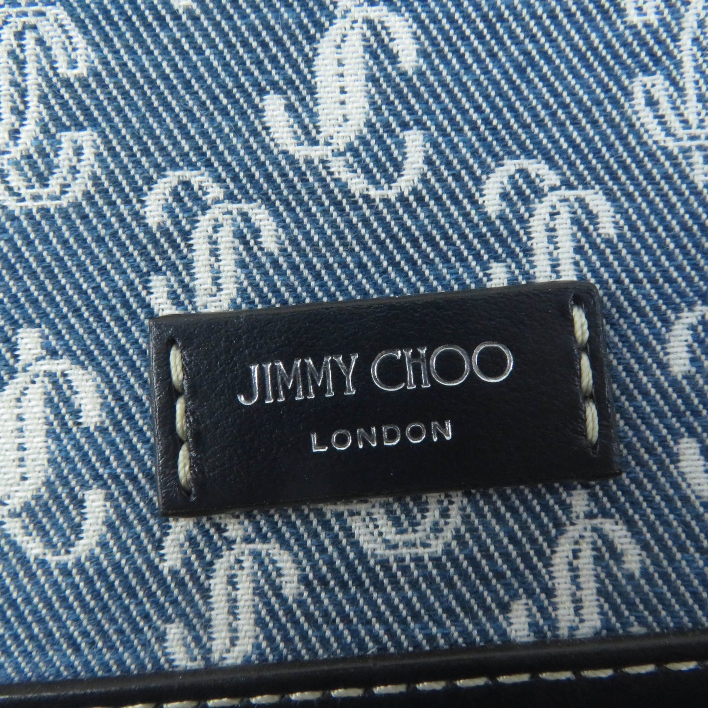 JIMMY CHOO Coin case leather Navy Casey