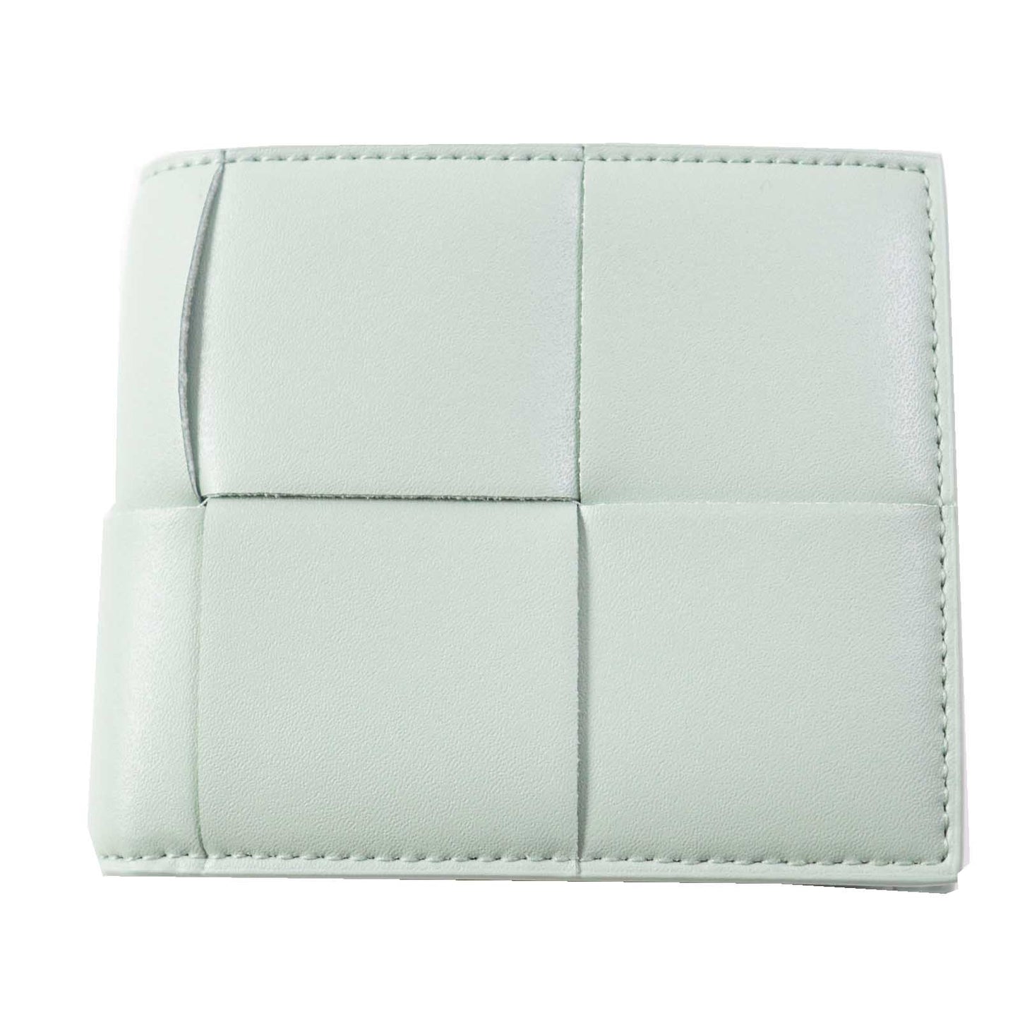 BOTTEGAVENETA Bifold Wallet 649605 leather Sage Cassette Bifold Wallet with Coin Purse