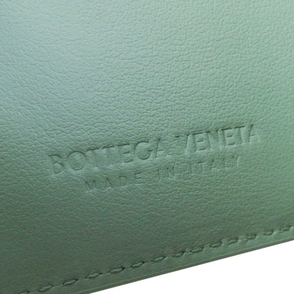 BOTTEGAVENETA Bifold Wallet 649605 leather Sage Cassette Bifold Wallet with Coin Purse