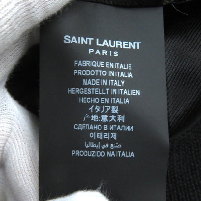 SAINT LAURENT PARIS Bomber jacket 632477 Rayon Black Red type Madras Check Satin Teddy Jacket 52