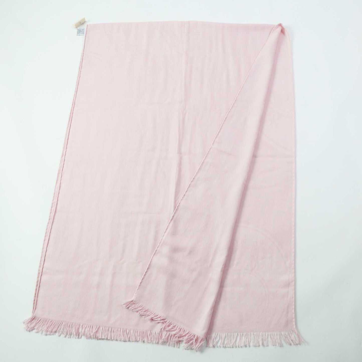 HERMES shawl cashmere Rose Petal (baby pink) Etoile New Libris