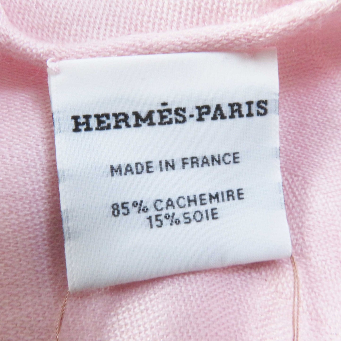 HERMES shawl cashmere Rose Petal (baby pink) Etoile New Libris