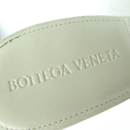 BOTTEGAVENETA Mule leather Ivory MAXI INTRECCIATO SANDALS LIDO 38