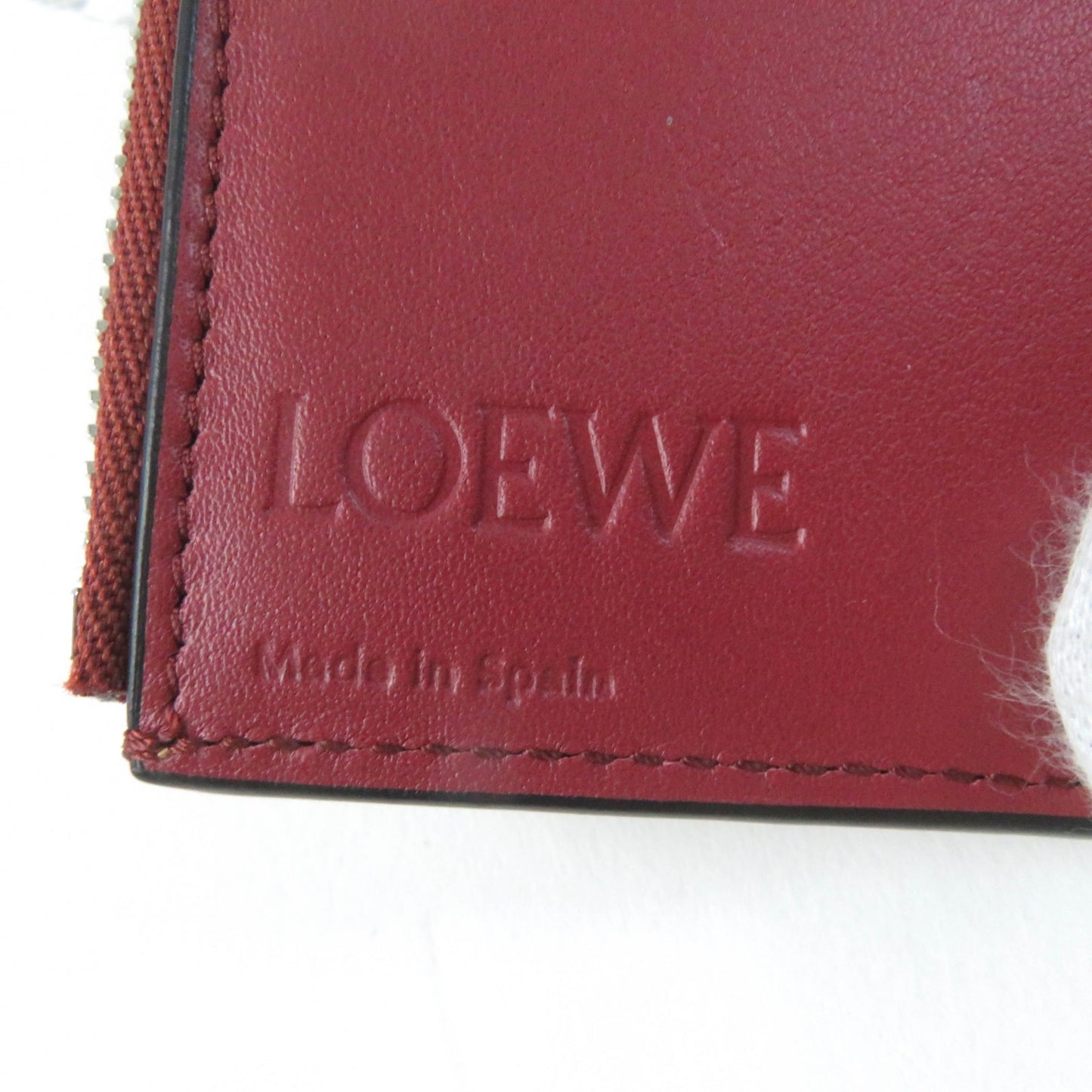 LOEWE Tri-fold wallet C660S86X01 Main: Soft grain calf light caramel/pecan Bar Tikal Wallet Small