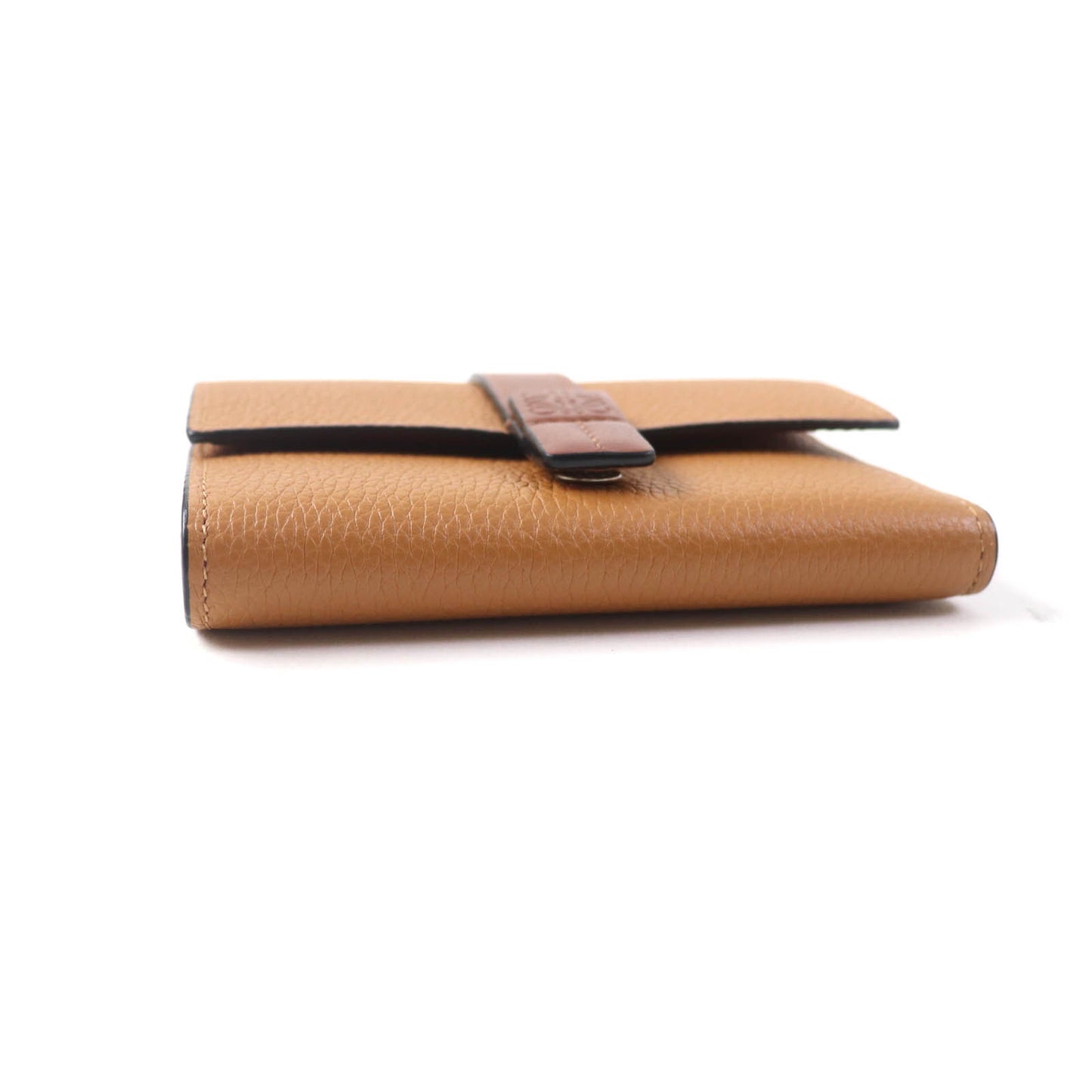 LOEWE Tri-fold wallet C660S86X01 Main: Soft grain calf light caramel/pecan Bar Tikal Wallet Small