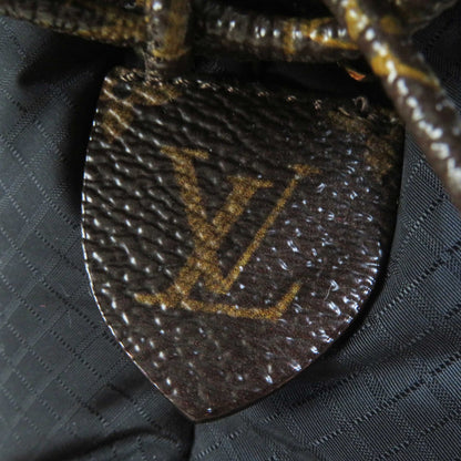 Louis Vuitton 짧은 부츠 나일론 타입 블랙 베개 라인 여성 38 중고 정통