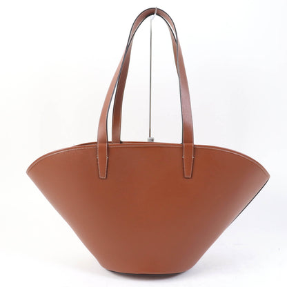 CELINE Tote Bag 196953DU3.04LU Main: Smooth calfskin Tan Cuir Triomphe Kufan Medium Tote Bag Women Used Authentic