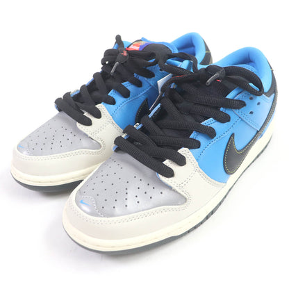 NIKE SB Low cut sneakers CZ5128-400 Main: Leather Blue gray DUNK LOW PRO QS INSTANT SKATEBOARD mens 26 Used Authentic