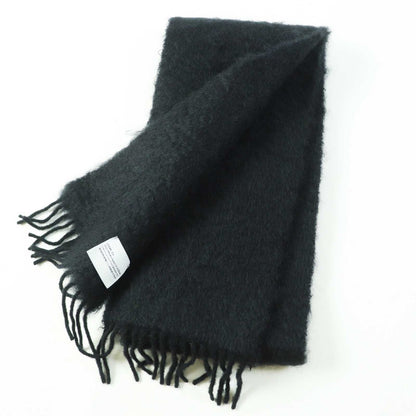 LOEWE Scarf Main: 50% mohair, Main: 48% wool, 2% nylon black Women Used Authentic