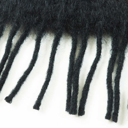 LOEWE Scarf Main: 50% mohair, Main: 48% wool, 2% nylon black Women Used Authentic