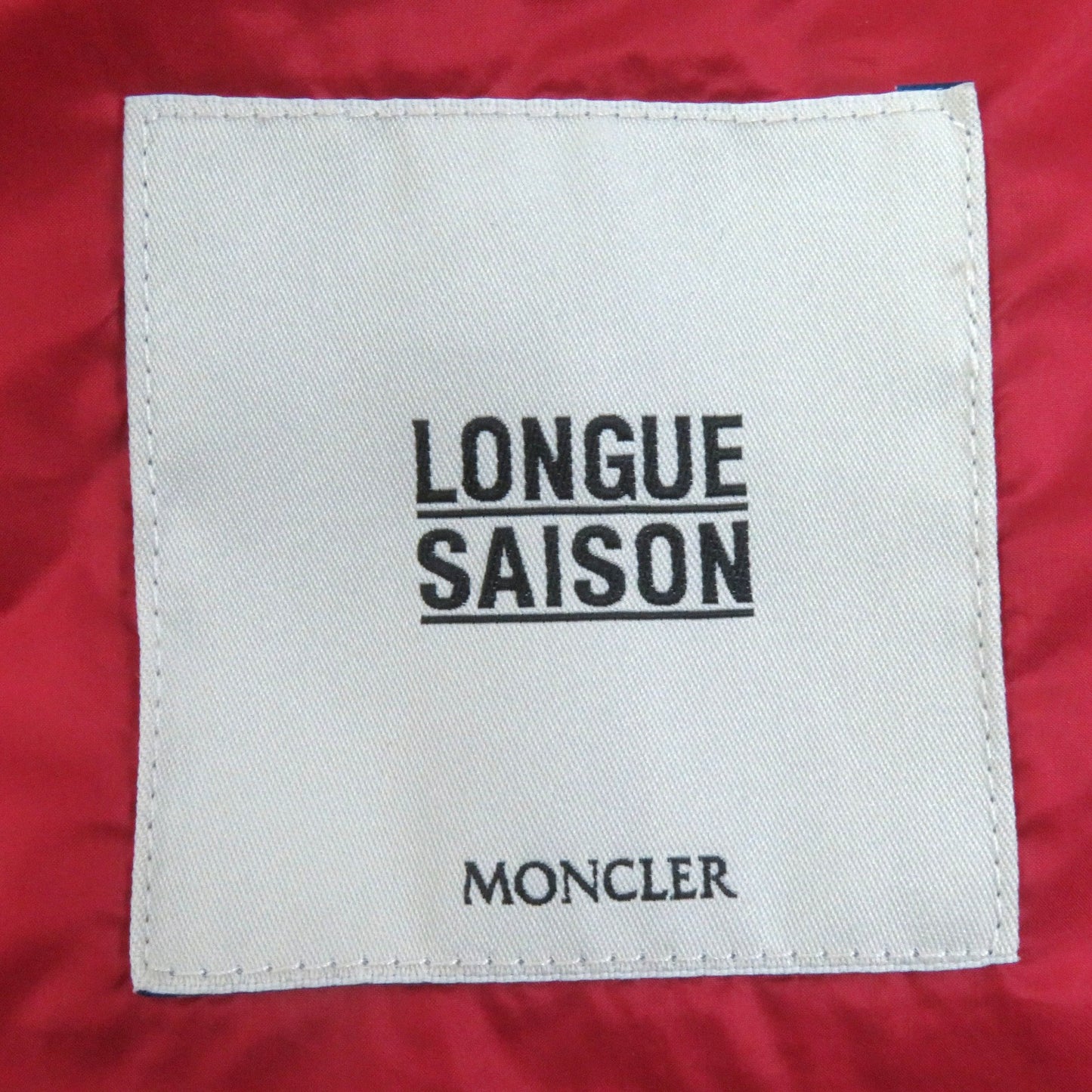 MONCLER Down vest Nylon Red GLYCO