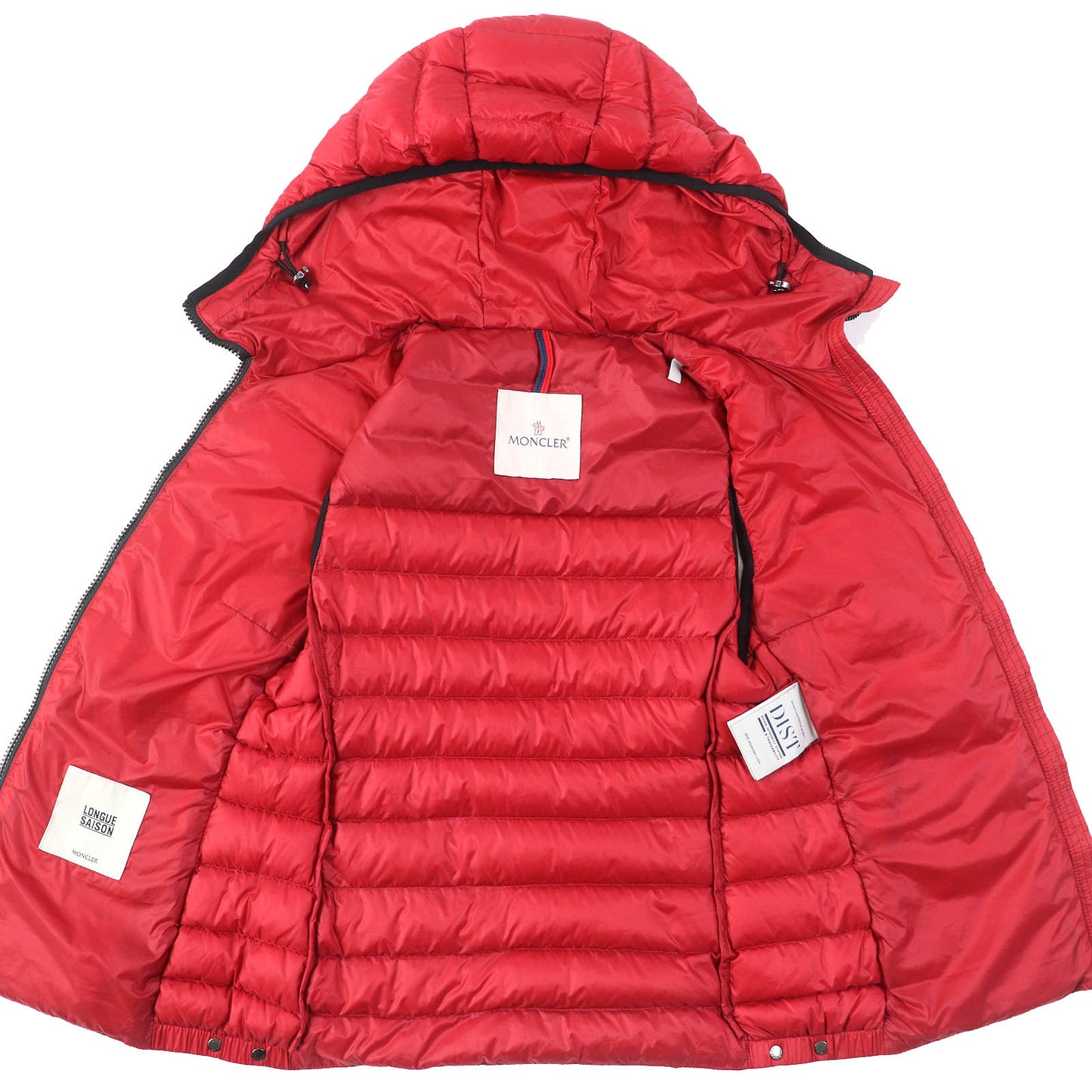 MONCLER Down vest Nylon Red GLYCO