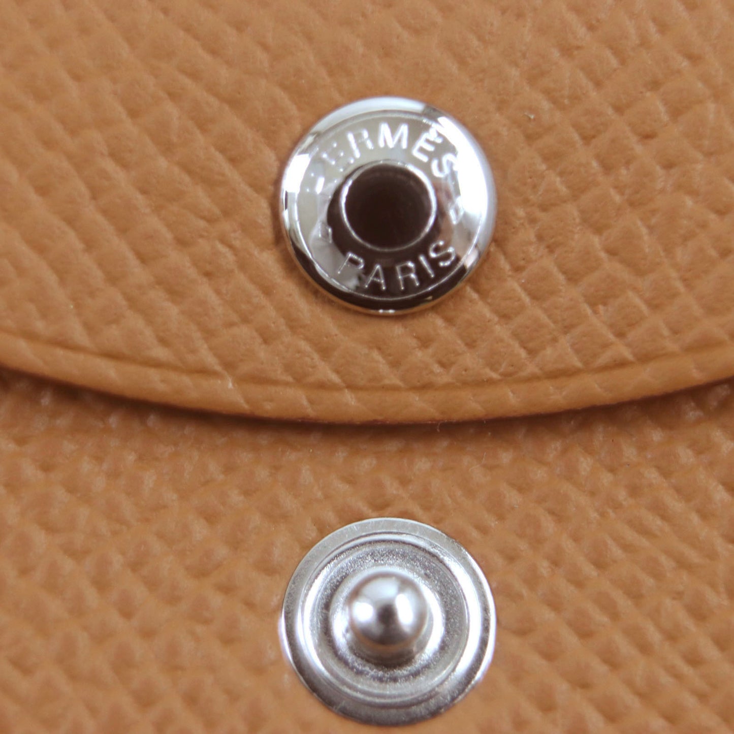 HERMES Coin case Epsom gold Calvi duo