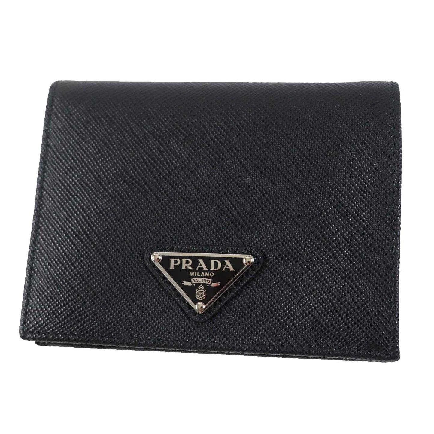 PRADA Bifold Wallet 1MV204 leather NERO Black