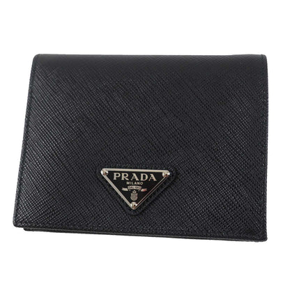 PRADA Bifold Wallet 1MV204 leather NERO Black