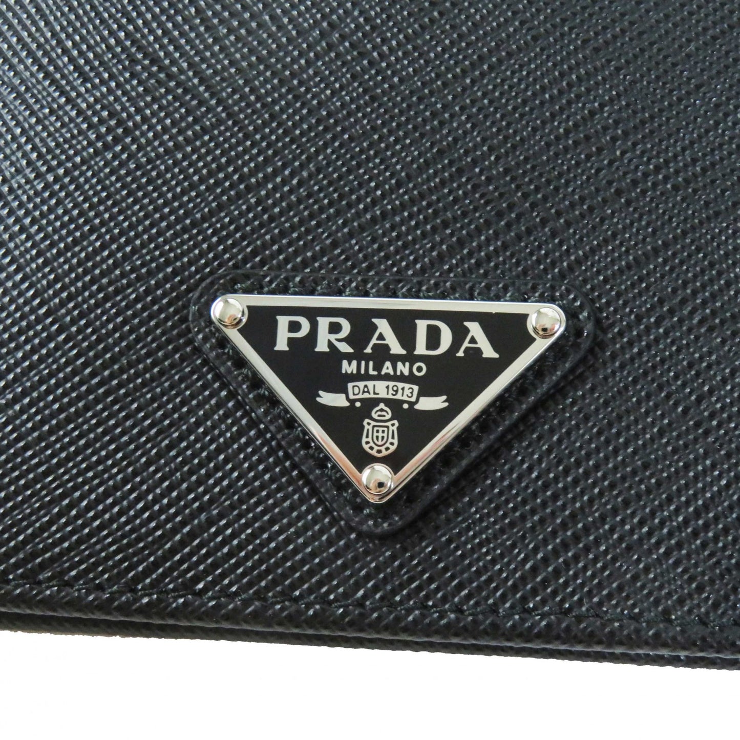 PRADA Bifold Wallet 1MV204 leather NERO Black