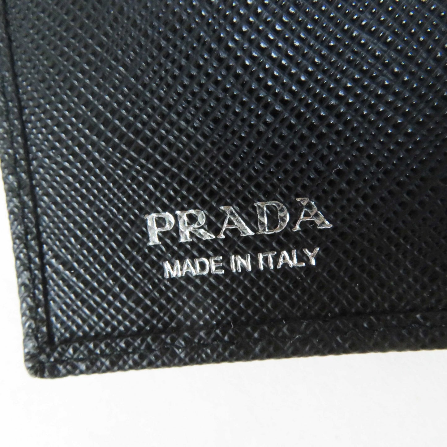 PRADA Bifold Wallet 1MV204 leather NERO Black