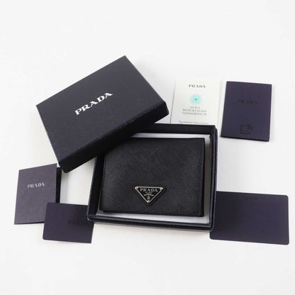 PRADA Bifold Wallet 1MV204 leather NERO Black