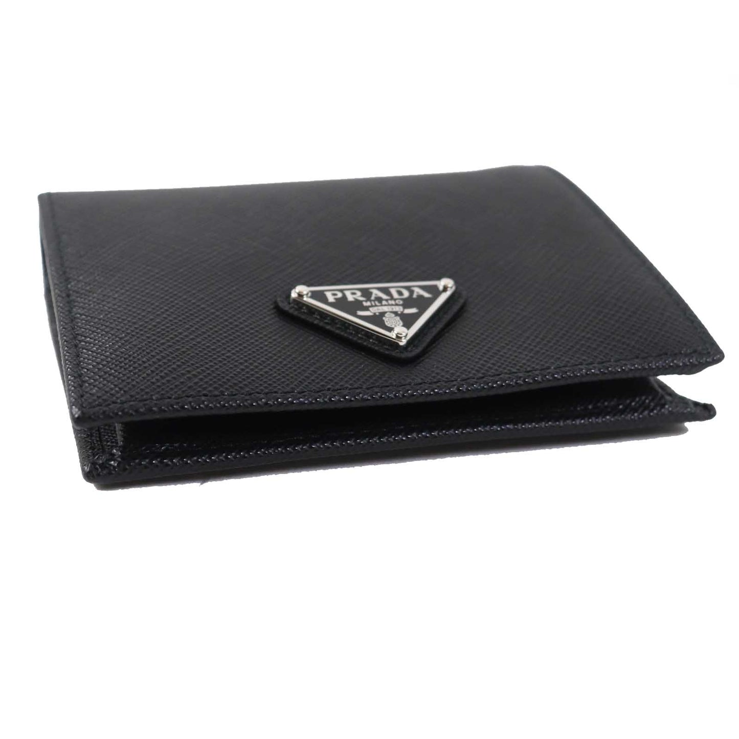 PRADA Bifold Wallet 1MV204 leather NERO Black