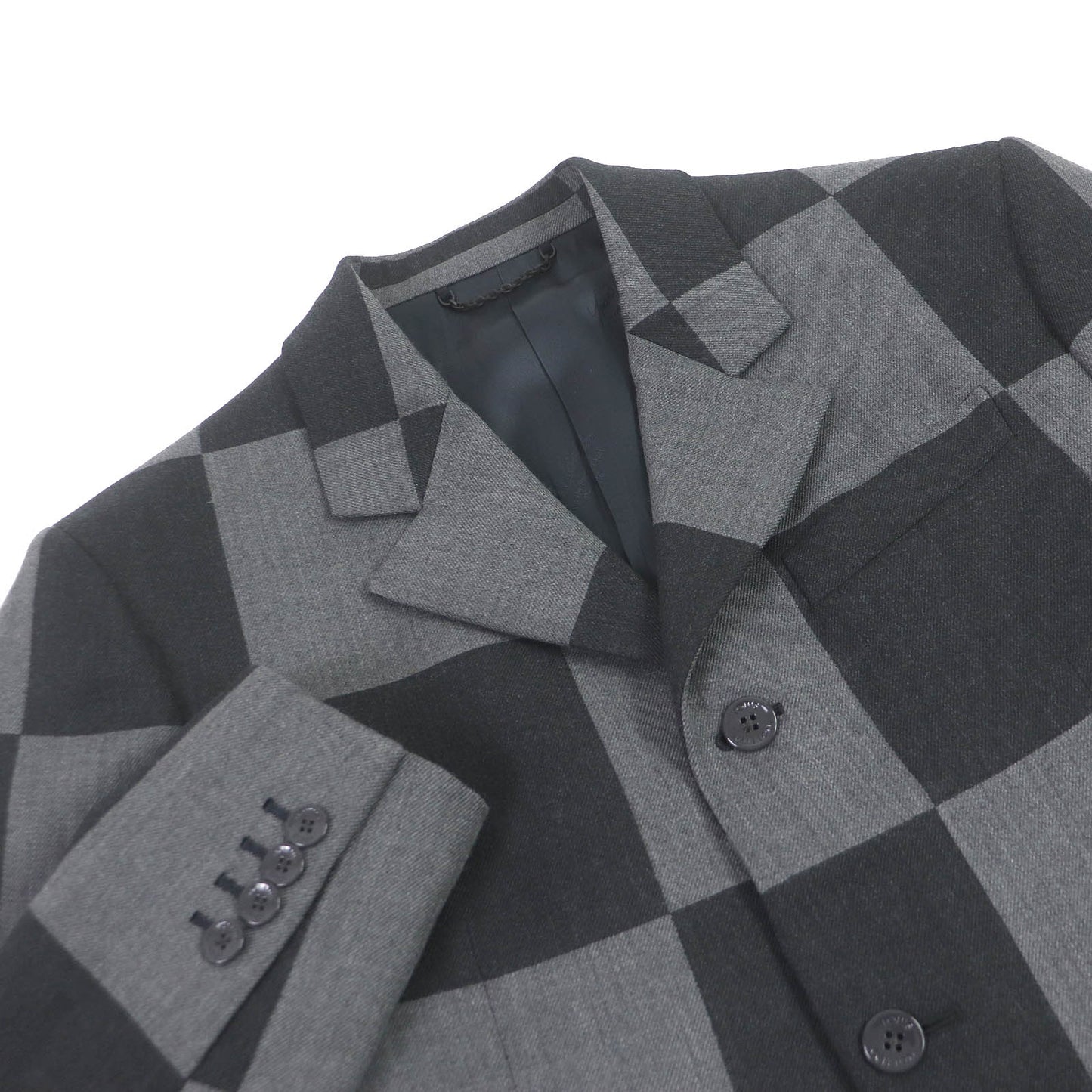 LOUIS VUITTON suit wool gray 40