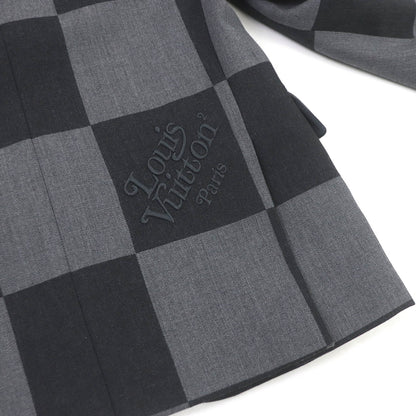 LOUIS VUITTON suit wool gray 40