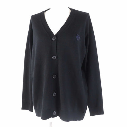 LOEWE cardigan Q825Y16K02 wool black XS