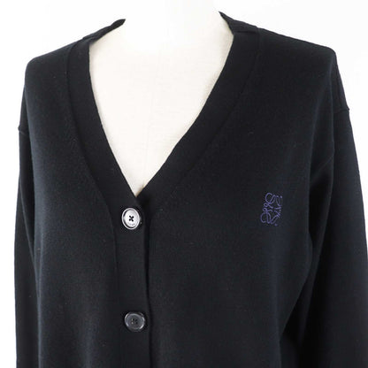 LOEWE cardigan Q825Y16K02 wool black XS