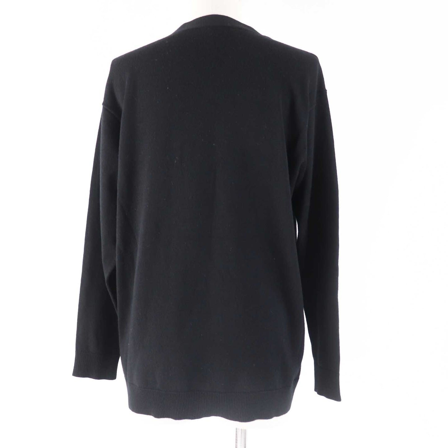 LOEWE cardigan Q825Y16K02 wool black XS