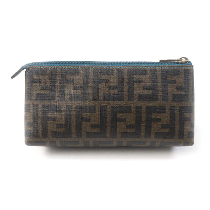 FENDI Cosmetics Pouch leather Brown