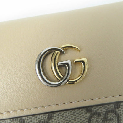 GUCCI Key case Key holder  795649 leather beige Double G Key case Key holder