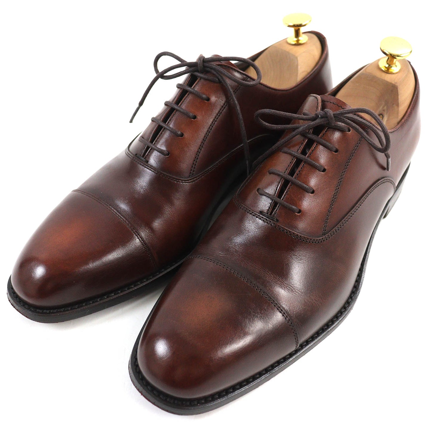 PRADA Leather shoes leather Dark brown 6