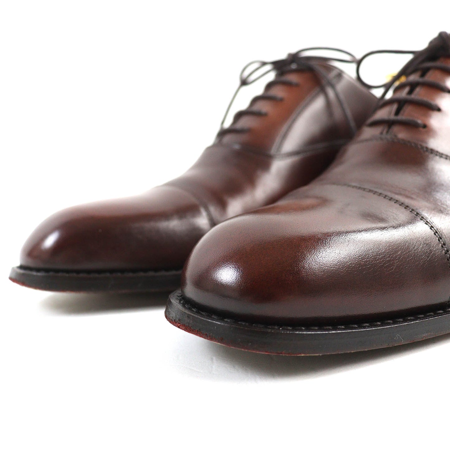 PRADA Leather shoes leather Dark brown 6