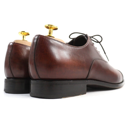 PRADA Leather shoes leather Dark brown 6