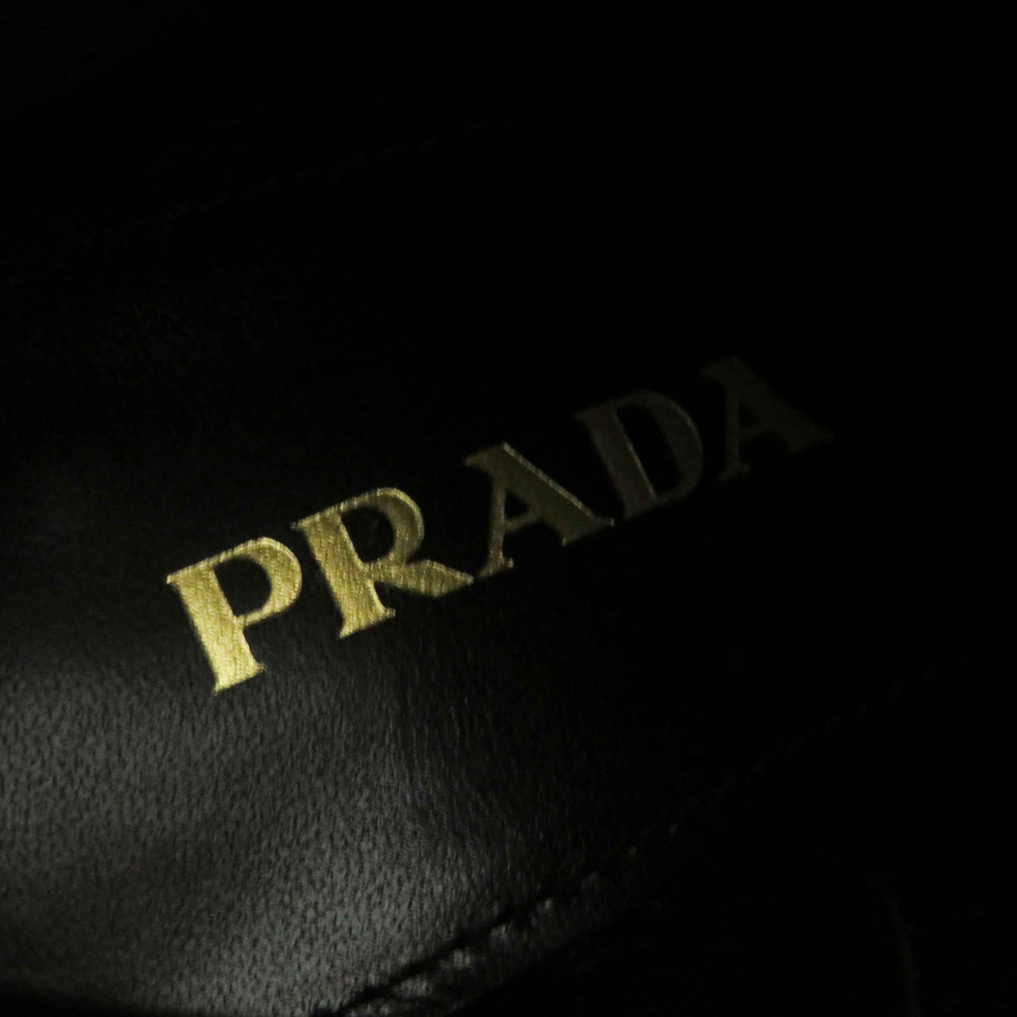 PRADA short boots leather Brown gray type 37.5