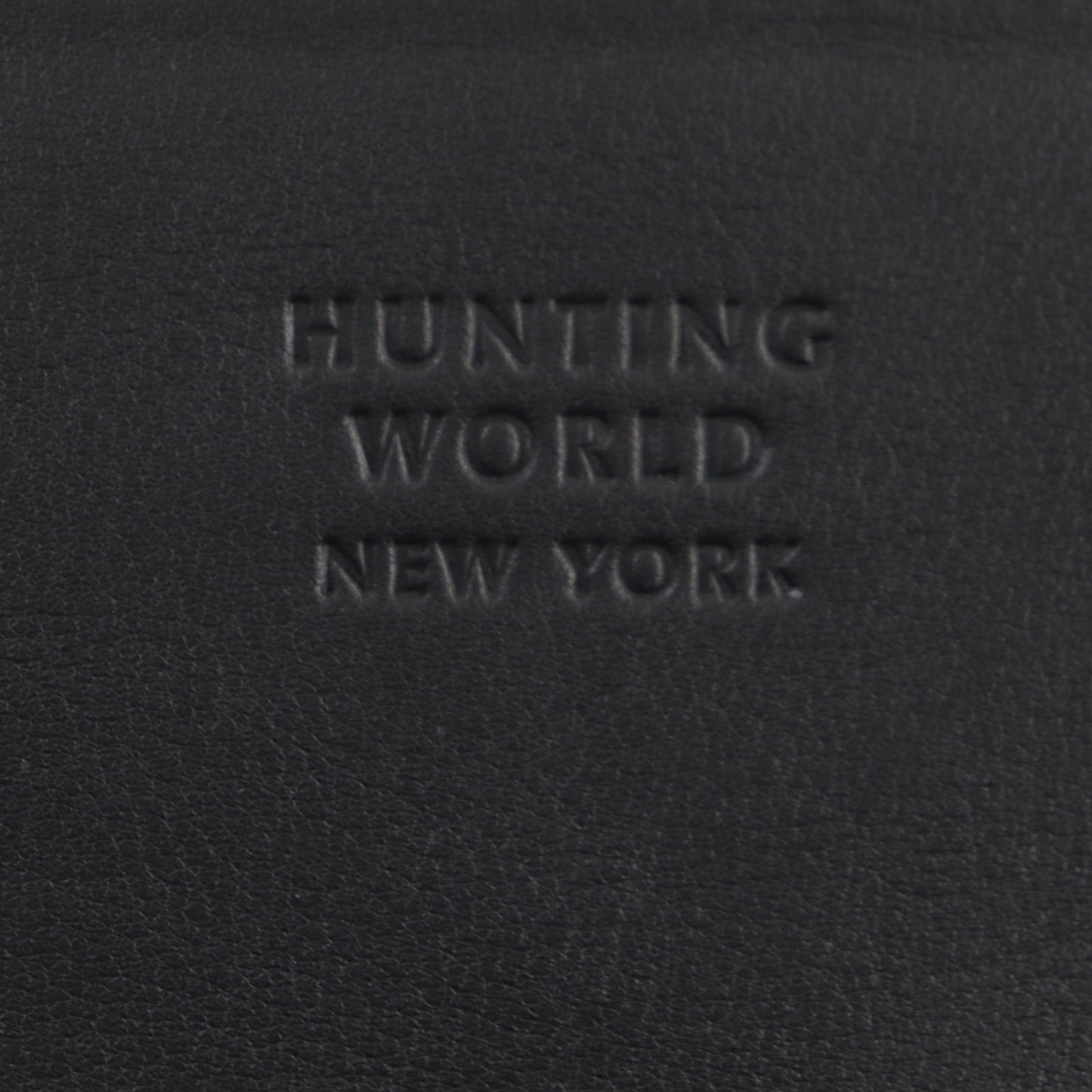 HUNTING WORLD Boston Duffel bag leather black