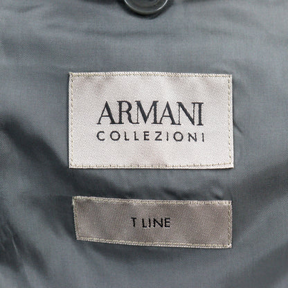 ARMANI COLLEZIONI tailored jacket Viscose (rayon) Light blue T LINE 52