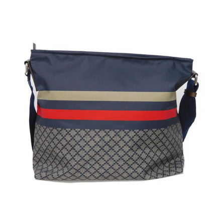 GUCCI Shoulder Bag 270410 F951N 8611 Nylon Navy x red web Diamante messenger bag mens Used Authentic