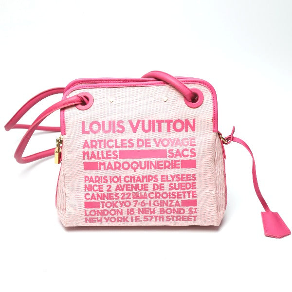 LOUIS VUITTON Shoulder Bag M92809 canvas pink rider Cruise collection Spring/Summer 2009 limited edition Women Used Authentic