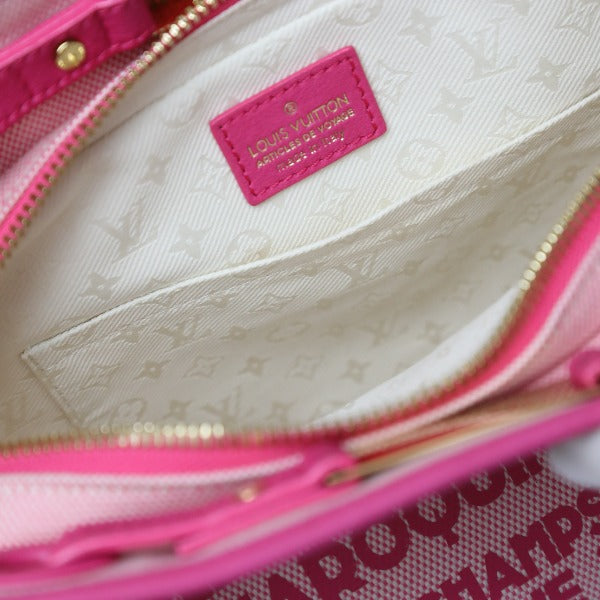 LOUIS VUITTON Shoulder Bag M92809 canvas pink rider Cruise collection Spring/Summer 2009 limited edition Women Used Authentic