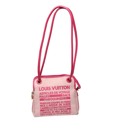 LOUIS VUITTON Shoulder Bag M92809 canvas pink rider Cruise collection Spring/Summer 2009 limited edition Women Used Authentic