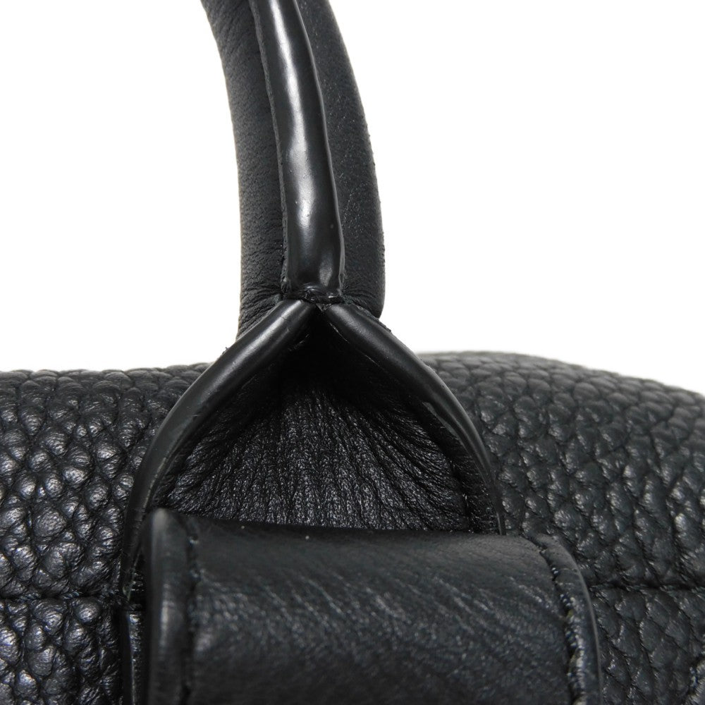 LOEWE Backpack B871J17X02 Grained calfskin (embossed) black Anagram emboss Drawstring Daypack