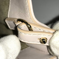 Chloe Tote Bag 2WAY sling bag Woody leather pink beige Women Used Authentic