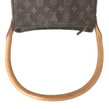 LOUIS VUITTON Shoulder Bag M51146 Monogram canvas Brown Sling bag Looping MM Women Used Authentic