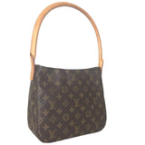 LOUIS VUITTON Shoulder Bag M51146 Monogram canvas Brown Sling bag Looping MM Women Used Authentic