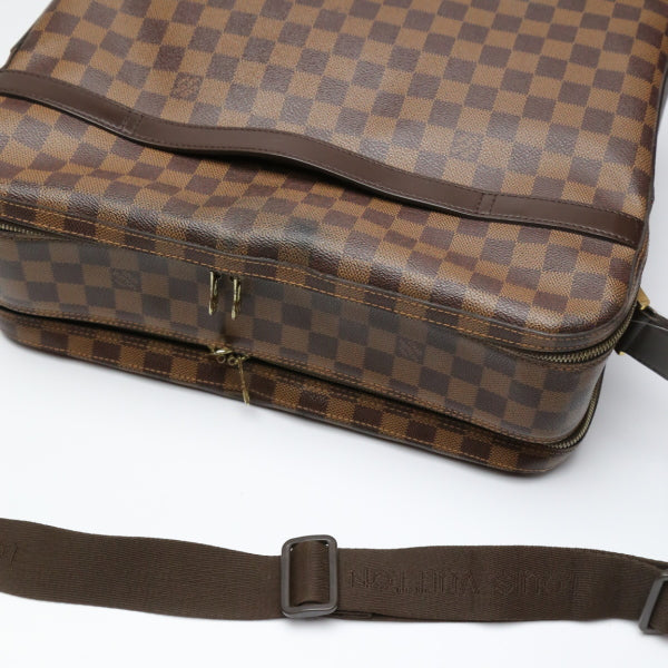 LOUIS VUITTON Shoulder Bag N45251 Damier canvas Brown Damier Dorsoduro mens(Unisex) Used Authentic