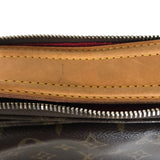 LOUIS VUITTON Shoulder Bag Shoulder Gold Metal Vivasite GM Monogram canvas M51163 Brown Women Used 1005-10E 100% authentic