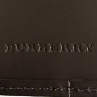 BURBERRY Bifold Wallet Compact wallet Nova Check leather Brown Women Used Authentic