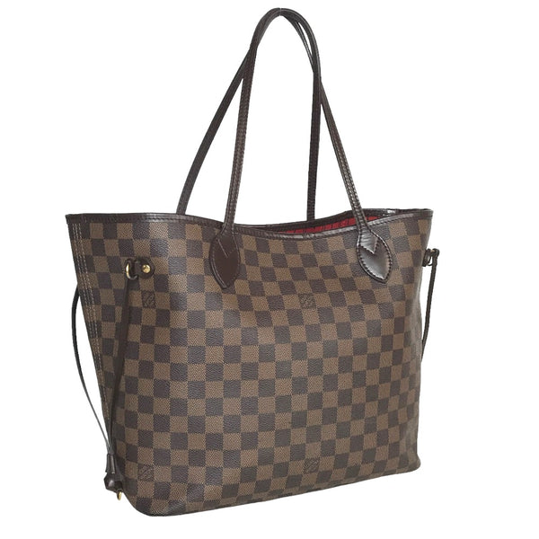 LOUIS VUITTON Tote Bag Sling bag Neverfull MM Monogram canvas N51105 Brown Women Used Authentic