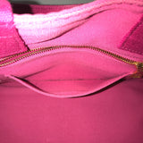 PRADA Tote Bag Handbag Canapa canvas B1877G pink Women Used Authentic
