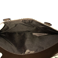 BURBERRY Handbag Mini Boston Duffel bag Nova Check canvas Brown beige Women Used Authentic